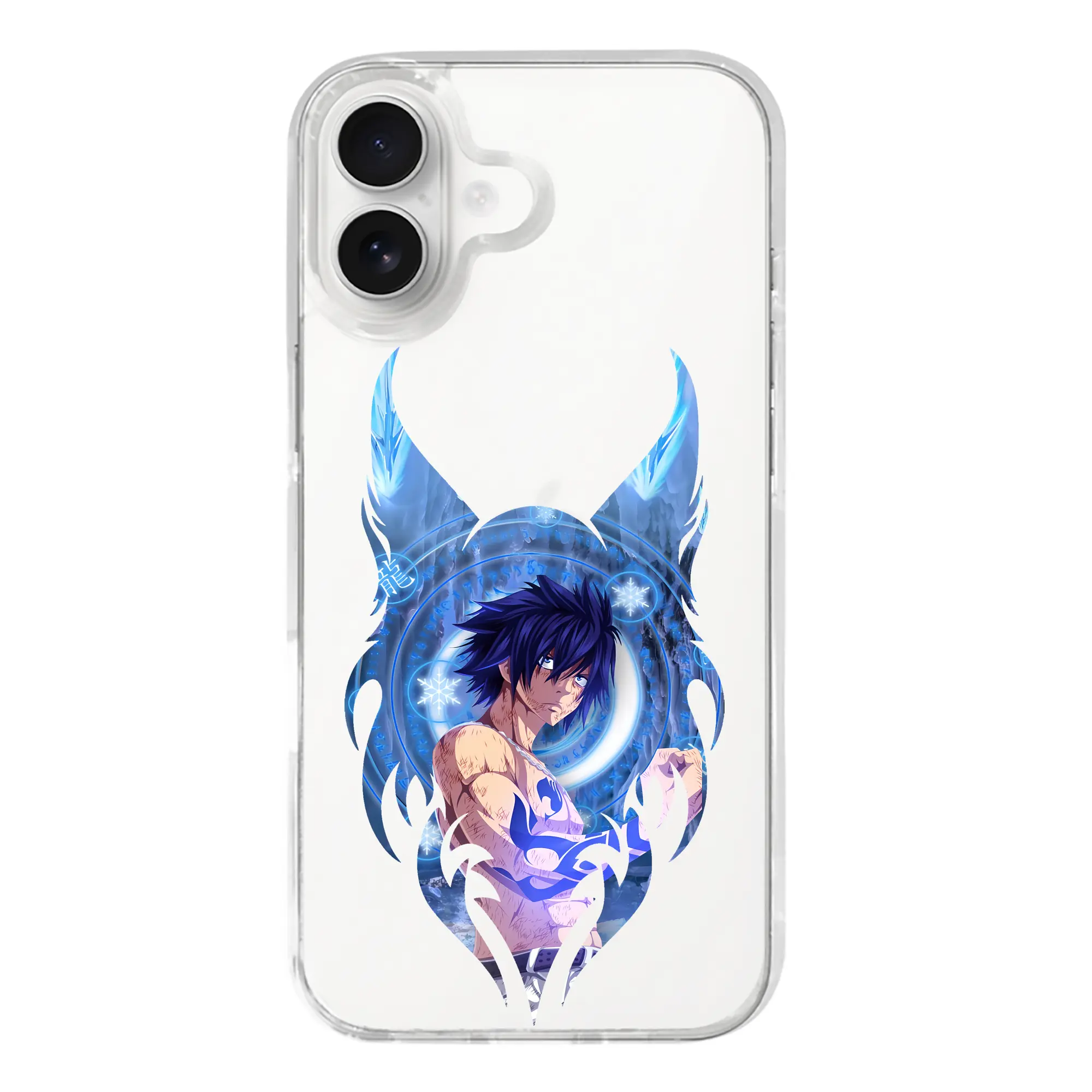 フェアリーテイル グッズ グレイ・フルバスター - iPhone 17シリーズ 透明スマホケース – 薄型・耐衝撃・精密フィット保護カバー